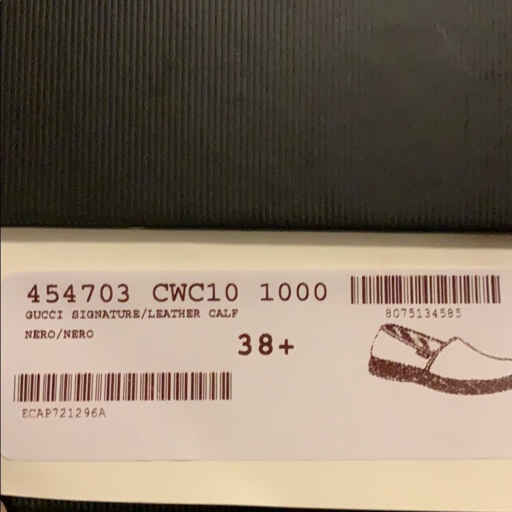 Black Gucci Signature Espadrilles - Picture 7 of 7